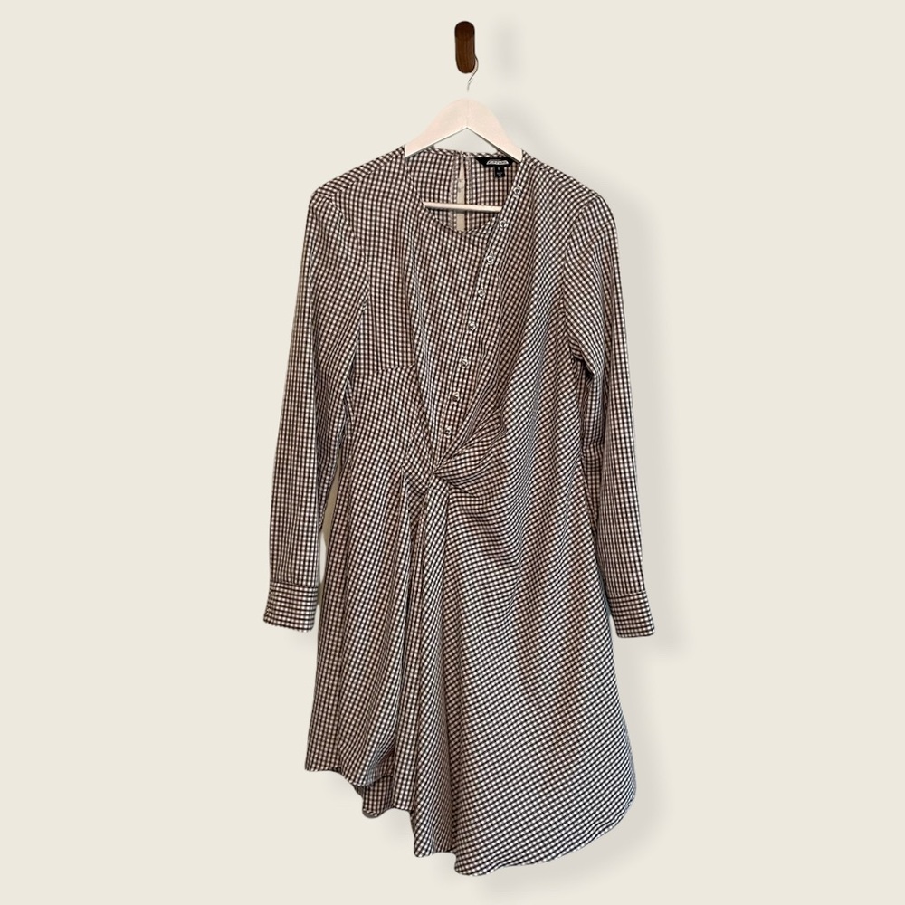 Project Runway Gingham Shirt Dress